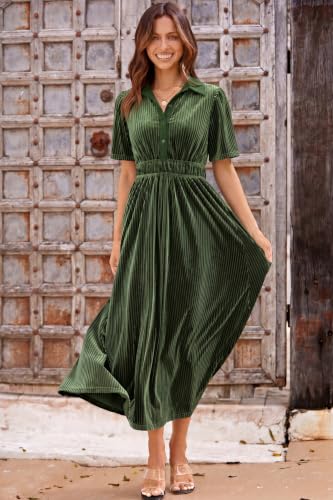 Image of Sissyaki Velvet Maxi Dress Fall Wedding Guest Dress 2026 | Semi Formal to Formal Events, Family Pictures, Holiday Party Dinner Dress