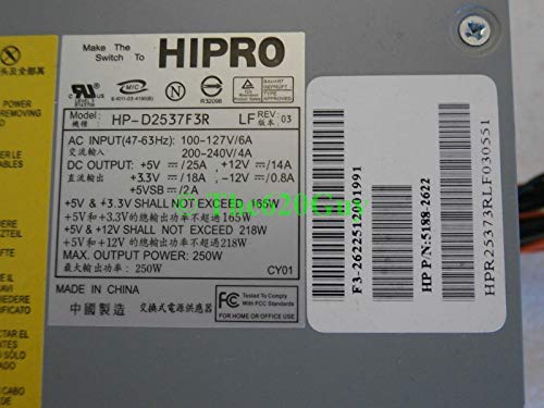 Fuente de Poder HP Compaq 250W ATX 20-Pin 4-Pin miniatura 2