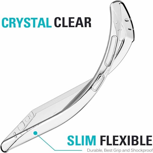 Image of BOXXO Flexible Back Cover for Samsung Galaxy Note 10 Lite | Back Cover Transparent Clear Shockproof Case Four Corner Protection | Slim Protective Mobile Phone Cover for Samsung Note 10 Lite