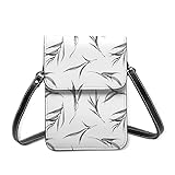 Struktur: Die Handy-Tasche hat 2 Hauptfächer, die bequem Ihr Handy verstauen können, 1 Steckfach für kleine Gegenstände wie Schlüssel, Lippenstifte, Karten und Servietten.