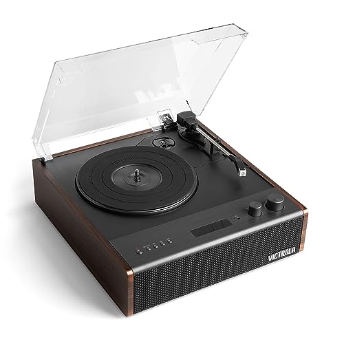 Victrola Eastwood VTA-73-ESP-INT Tourne-disque Bluetooth Signature avec platine à trois vitesses et cartouche Audio-Technica remplaçable | Espresso - Les Beatles, Paul McCartney, John Lennon, RIngo Starr, George Harrison Victrola Eastwood VTA-73-ESP-INT Tourne-disque Bluetooth Signature avec platine à trois vitesses et cartouche Audio-Technica remplaçable | Espresso – Image 3
