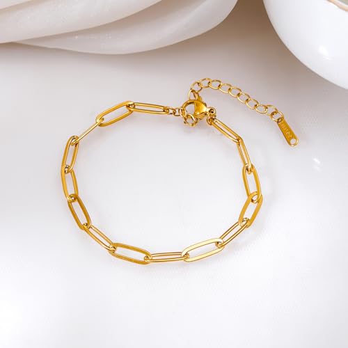 Image of Rubans Demi Fine Stainless Steel Bracelet Waterproof Gift for Women & Girls