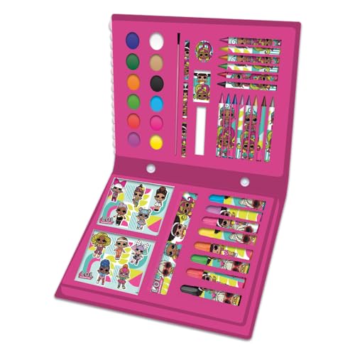 MALETA KIT PINTURA CRIAR E COLORIR LOL SURPRISE