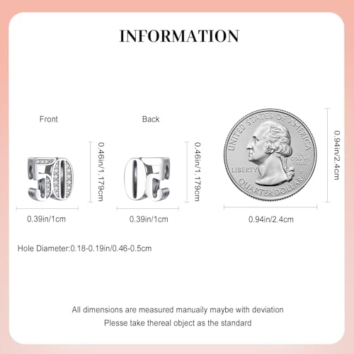 Image of Mothers Day Birthday Number Love Family Friendship Graduation Auntie Grandma Dad Mom Charms for Pandora Bracelets Necklaces, Gifts Women, for Anniversary Valentines Christmas