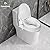 Raised Toilet Seat with Lid for Elderly, 4" High Toilet Seat for Elongated or Standard Commode, Raised Toilet Seat for Seniors, Handicap Toilet Seat Riser with Cover