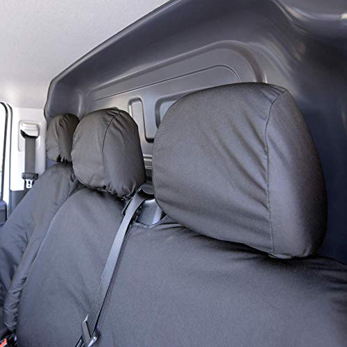 UK Custom Covers SC382B Tailored Heavy Duty Waterproof Front Seat Covers (No Split Passenger Seat) Black - To Fit Mercedes Vito/E-Vito (2014 Onwards) - Image 2