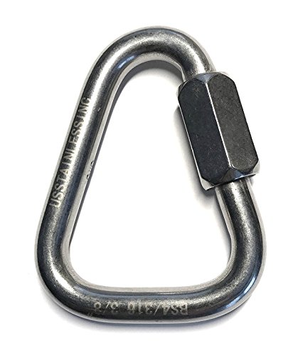 Stainless Steel 316 Delta Quick Link 3/8" (10mm) Marine Grade Triangle