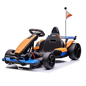 iRerts Electric Go Kart, Ride On Go Kart for Kids Ages 6-15, Licensed McLaren 24V Outdoor Driftable Kids Race Pedal…