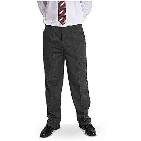 MyShoeStore Boys Grey Palvini Trousers Cover