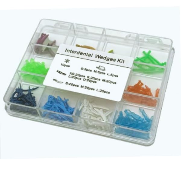 Dental Diamond/Adaptive/Tulwar Wedges/Matrix Fender Interdental Wedge Kit (Pack Of 120 Pcs)-image-26
