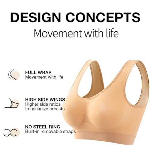 Generic BLACK FRIDAY DEALS 2024 CLEARANCE Today’S Deals Low Back Bra Sports Bra Tank Clothes For Women Mastectomy Bras With Pockets For Prosthesis Comfortable Bras thumb #5