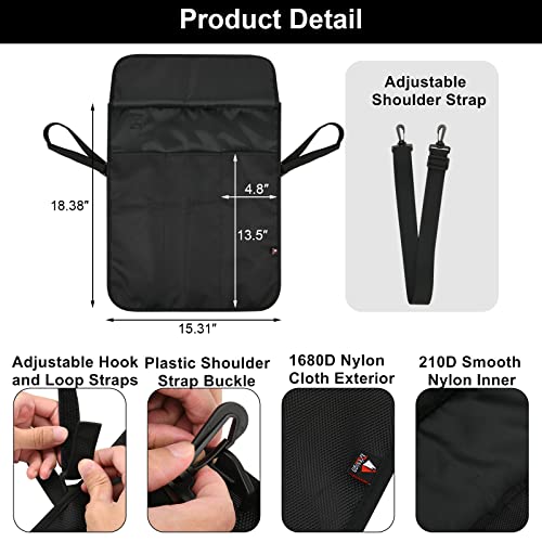 Txesign Drum Stick Bag Drum Sticks Holder For Drumsticks Mallets Brushes Carrying Storage Case Drumstick Hanging Bag With Shoulder Strap Holds Up To 6 Pairs Of Drumsticks #TOP1