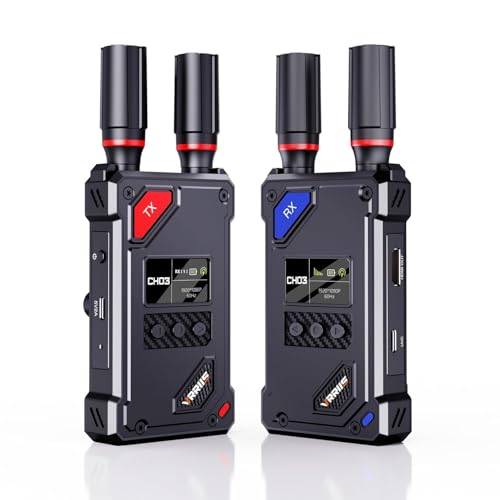Image of Wireless Video Transmitter and Receiver with UVC Out for Live System,450M Manual Switching of 20 Channels,Wireless Video Transmission System 1500FT Los Range,0.05s Delay,Up to 5 Devices EPL-WL087