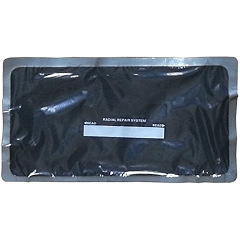 HARZOLE USA Style Heavy Duty Radial ply SP-2214 Three ply 4" x 7-1/2" 102x190mm 2pc/Bag Tire Repair Adhesive Tyre Patch/Radial Vulcanized Rubber Patch tire Puncture Seal Cover