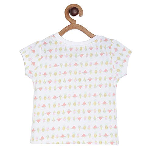 Image of miniklub Girls Pack of 3 Printed Pure Cotton Top