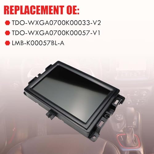 Pantalla táctil Uconnect 7" compatible Jeep Compass 2017-2020 miniatura 3