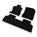 Mossa Alfombrillas de Velour adecuadas para Honda Civic VIII (4 Puertas) (2006-2011) - Color Negro