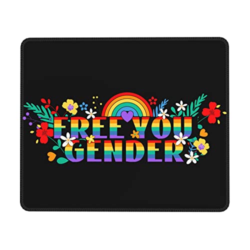 Tapis de souris imperméable avec bords cousus, base en caoutchouc antidérapant, pour ordinateur portable de bureau Cover