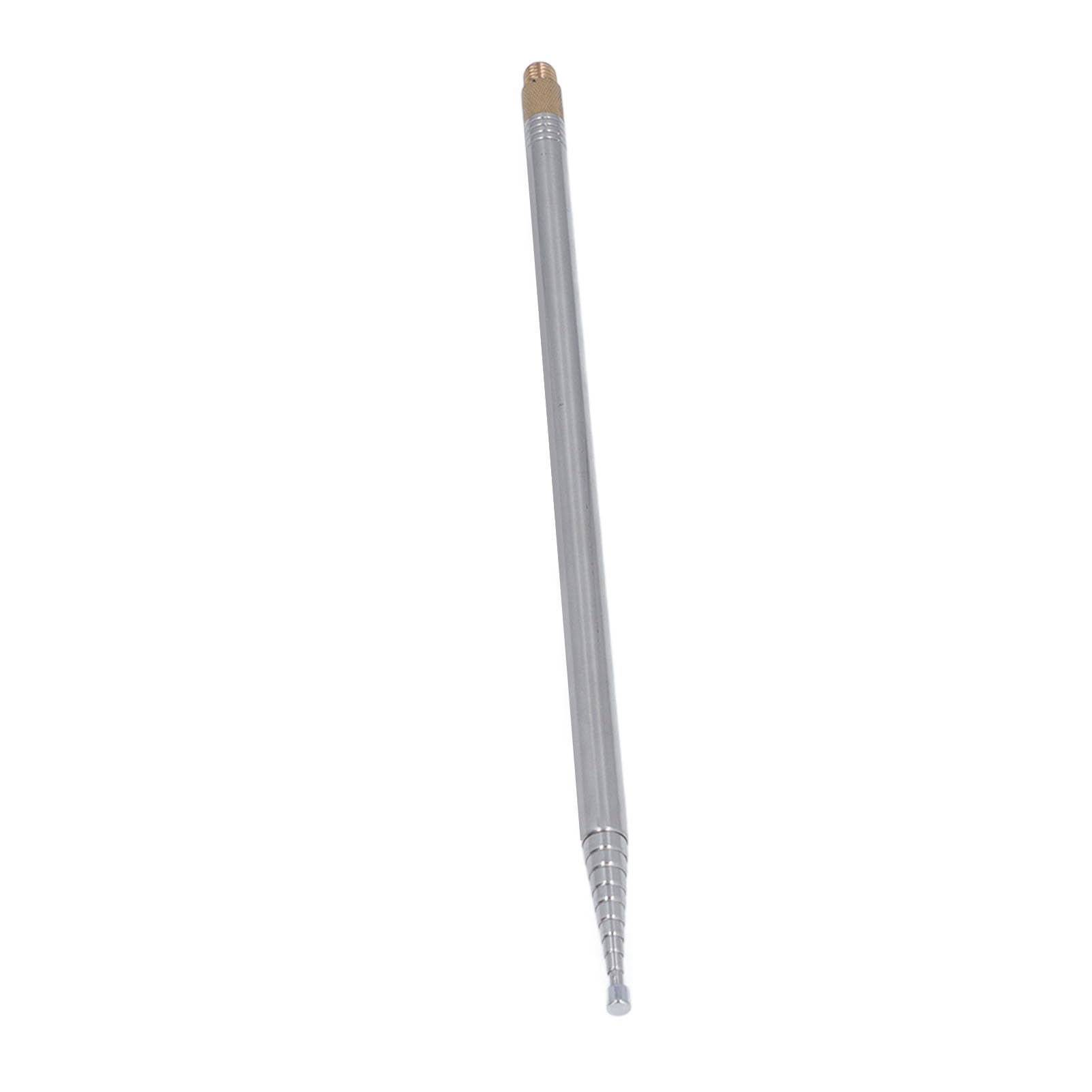 Antenne télescopique, bande complète 7 MHz -50 MHz, ondes courtes, 10 sections, longueur de 2,5 m, en acier inoxydable, compacte et légère avec traitement fin, antenne télescopique