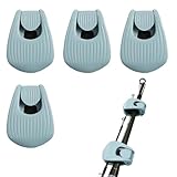 釣り竿クリップ 4個セット ポールクリップセット 釣竿固定クリップ 滑り止め ロッド保護 ポータブル 多機能 コンパクト 持ち運び便利 滑り止め ロッドキーパー 釣り竿保護 淡水・海水両用 [並行輸入品]