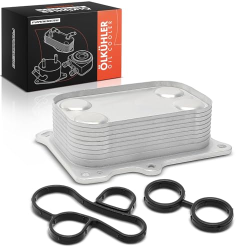 Frankberg Oil Cooler Engine Engine oil cooler Petrol Compatible with 500 595 695 500L 500X Bravo II 198 Giulietta 940 124 Mito Renegade Tipo Punto Delta Replace# 55236756