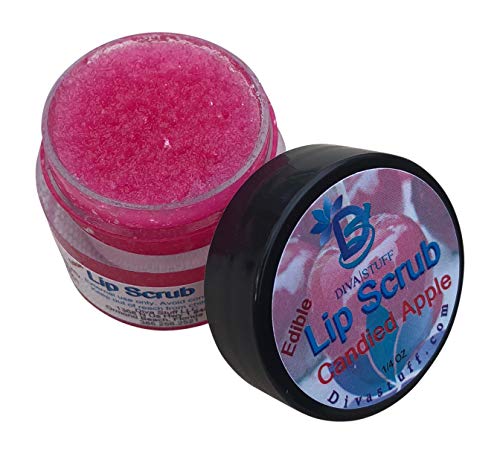 Diva Stuff Ultra Hydrating Lip Scrub For Soft Lips, Gentle Exfoliation, Moisturizer & Conditioner, Candied Apple – ¼ Oz (Made In The Usa) #TOP1
