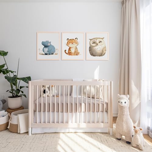 Image of Muslin Crib Sheets, 100% Organic Cotton, Breathable and Ultra-Soft, Standard Crib Sheet Mattress (28 inchx 52 inch) for Girls and Boys, Neutral Fitted Baby Crib Sheet (Elephant Gray)