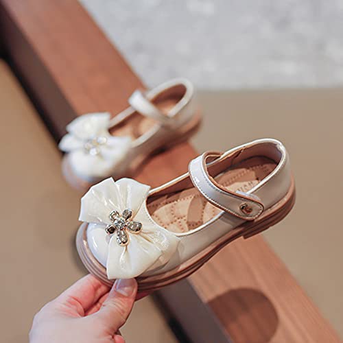 Fashion Spring Summer Children Casual Shoes Girls Dress Shoes Thick Sole Round Toe Solid Color Bowknot Princess Boots4