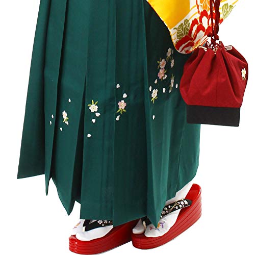 Fuuka-Kimono Women Embroidered Hakama Skirt Single Item Andon3