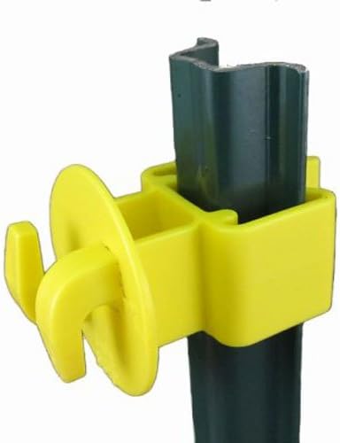 Dare Products Yellow Garden U-Post Insulator, 25 Pack