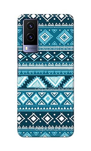 Image of PRINTFIDAA Coloured Tribal Pattern Hard Back Cover for Vivo V21e 5G Back Cover -(P6) KAT1008