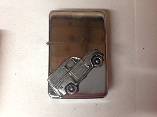 Briquet à essence 3D Austin A35 Van ref8 idée cadeau vintage argenté