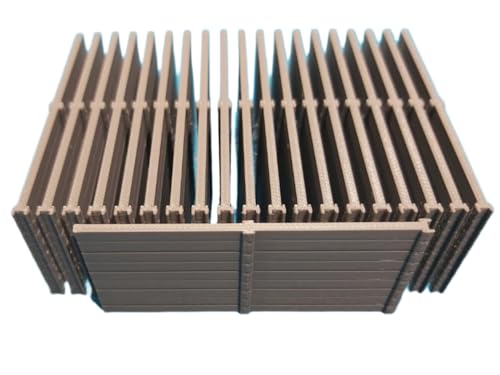 OO Gauge 20 x Model Railway Walls Tracking Fencing Security Fences 1.4m Total