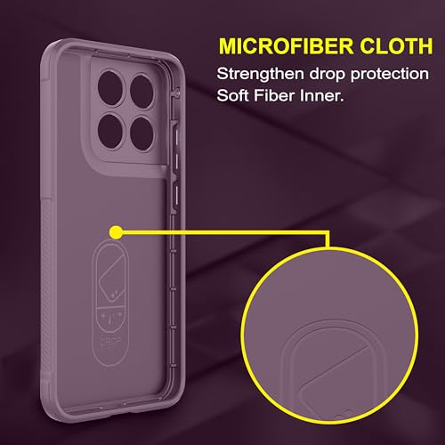 Image of Zapcase Back Case Cover for Motorola Edge 70 Fusion | Compatible for Motorola Edge 70 Fusion Back Cover | Liquid Silicon Magic Case with Camera Protection | Lavender