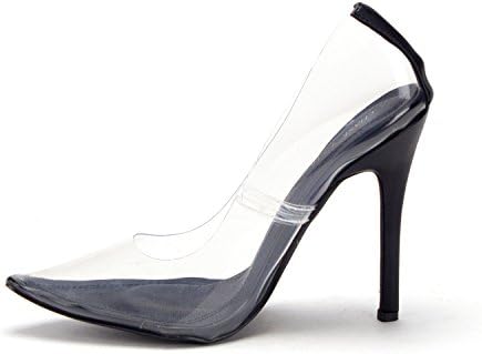 Clear Lucite Pumps Stiletto Heels Shoes 