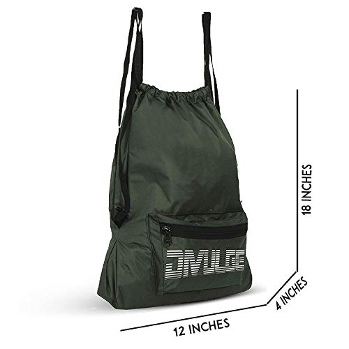 Image of DIVULGE Meteor16 liters Polyester Drawstring bag, daypack Gym bag Rucksack Backpack With Zip Pocket