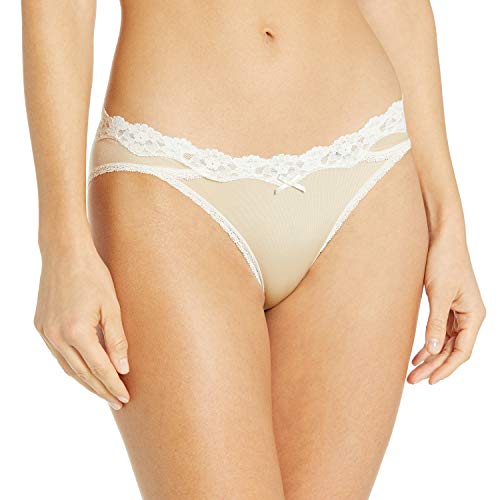Maidenform Women's Sexy Must Haves Bikini Panty, Latte Lift Ivory, Medium/6