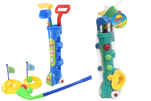 bambini GOLF JUNIOR CONTENITORE SET ballstrolley GIARDINO GIOCO