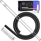 Komplettes Shishaschlauch-Set: Dieses Shisha Schlauch Set enthält ein 35 cm Glasmundstück, einen 150 cm schwarzen Silikonschlauch, einen Knickschutzfeder und einen universellen Schlauchadapter mit Dichtung. Sie können es sofort nach Erhalt auf Ihrer Wasserpfeife genießen. Es wird kein weiteres Zubehör benötigt