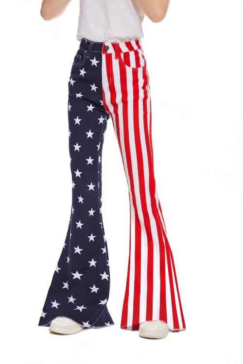 Bell Bottom Jeans for Women High Waist Stretch Denim Slimming Flared Classic Juniors Bootcut Disco Pants2