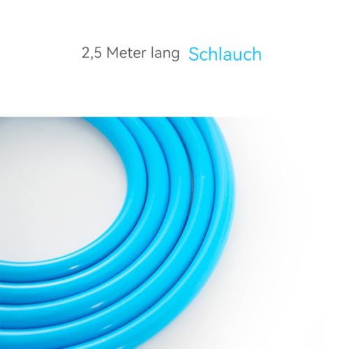 Hochdruck Haustier-Duschbrause mit 5 Funktionen & Massagebürste – sanfte Fellreinigung für Hunde & Katzen, universal am Waschbecken, Badewanne & Garten montierbar – ideal für Tierbesitzer