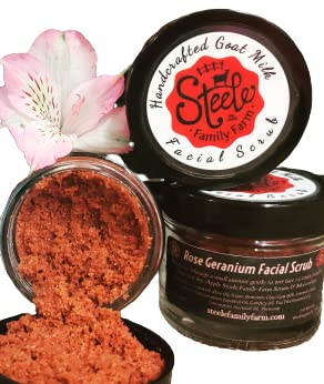 Handcrafted Goat Milk Facial Scrub, 2oz