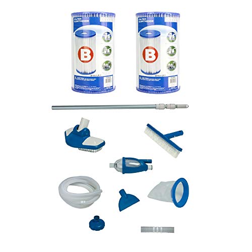 Intex Deluxe Pool Maintenance Kit w/ Intex Pool Replacement Filter