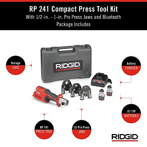 RIDGID 57373 RP 241 Press Tool Kit 1/2