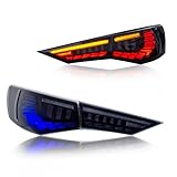 LED Tail Lights Assembly Compatible With Nissan Sylphy/Sentra 2019 2020 2021 2022 Smoked Rear Lamps Start-up Animation Assembly Dynamic Indicator Sequential Turning Signal Tail Lamps for Nissan Sylphy