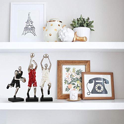 Ztianef Statue Sculpture Appreciation Statues Statue Creative Simple Modern Basketball Figures Sports Sculpture Ornaments Home Decorations Accessories Knick-Knacks #TOP4
