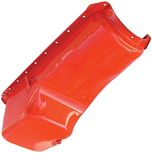 Image of Trans-Dapt Performance 9921 BBC Oil PAN, Chevy Orange