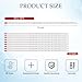 Relaxweex 10 Pcs General Purpose Lab Thermometer Bulk 12 Inch 76mm Immersion Glass Liquid Thermometer -20 to 150 Degrees Celsius for Laboratories University Science Food Beverage Precise Measurements