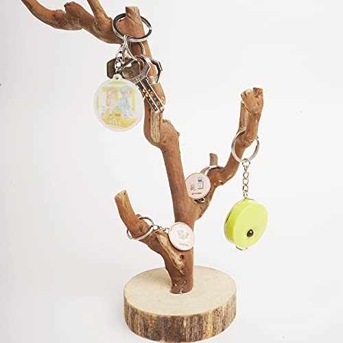 RUIYWEN Set di 50 pezzi Portachiavi con Catena 50