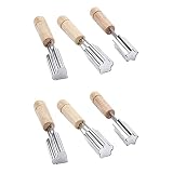 SEWACC Plantilla De Pastel 6 Piezas Sellos Pastillas De Frutas Mini Émbolo Cortador De Émbolo De Pastel Moldes Pastel Canapé Cortador De Galletas Cortadores De Frutas Molde De